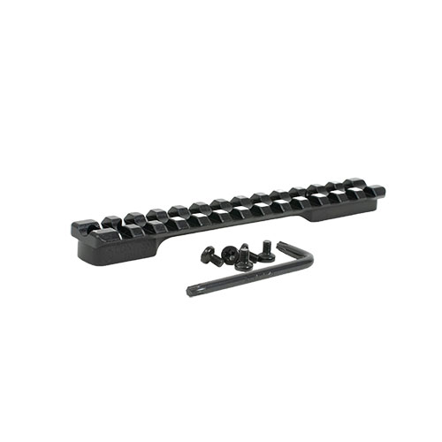 Die HOWA Superlite Picatinny Rail in Black Cerakote bietet dir eine robuste und leichte Montagefläche für Zubehör, ideal für präzises Schießen und Anpassungen.